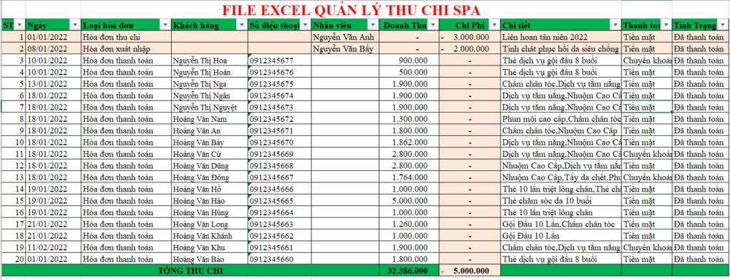 phần mềm quản lý bệnh nhân bằng excel